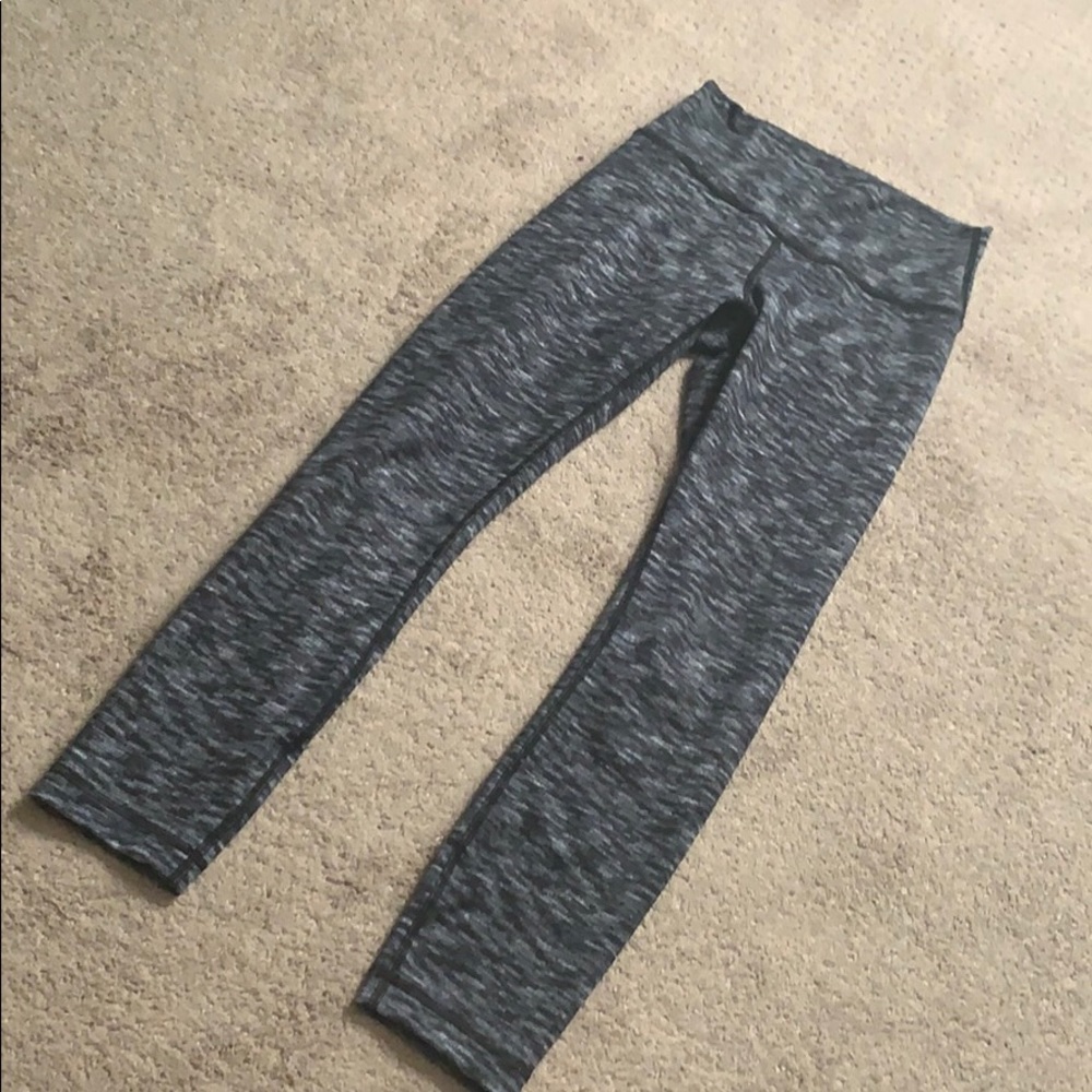 Lululemon high waisted wunder under 7/8 length